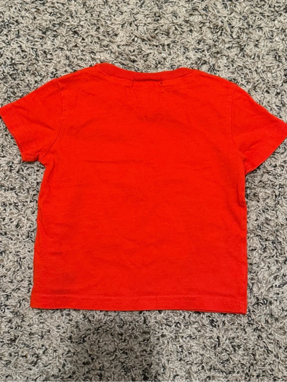 Ralph Lauren Toddler Short Sleeve Tee in Bright Red with Navy Pony